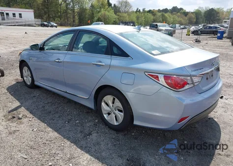 2013 Hyundai Sonata Hybrid from USA, damaged, VIN KMHEC4A46DA088716